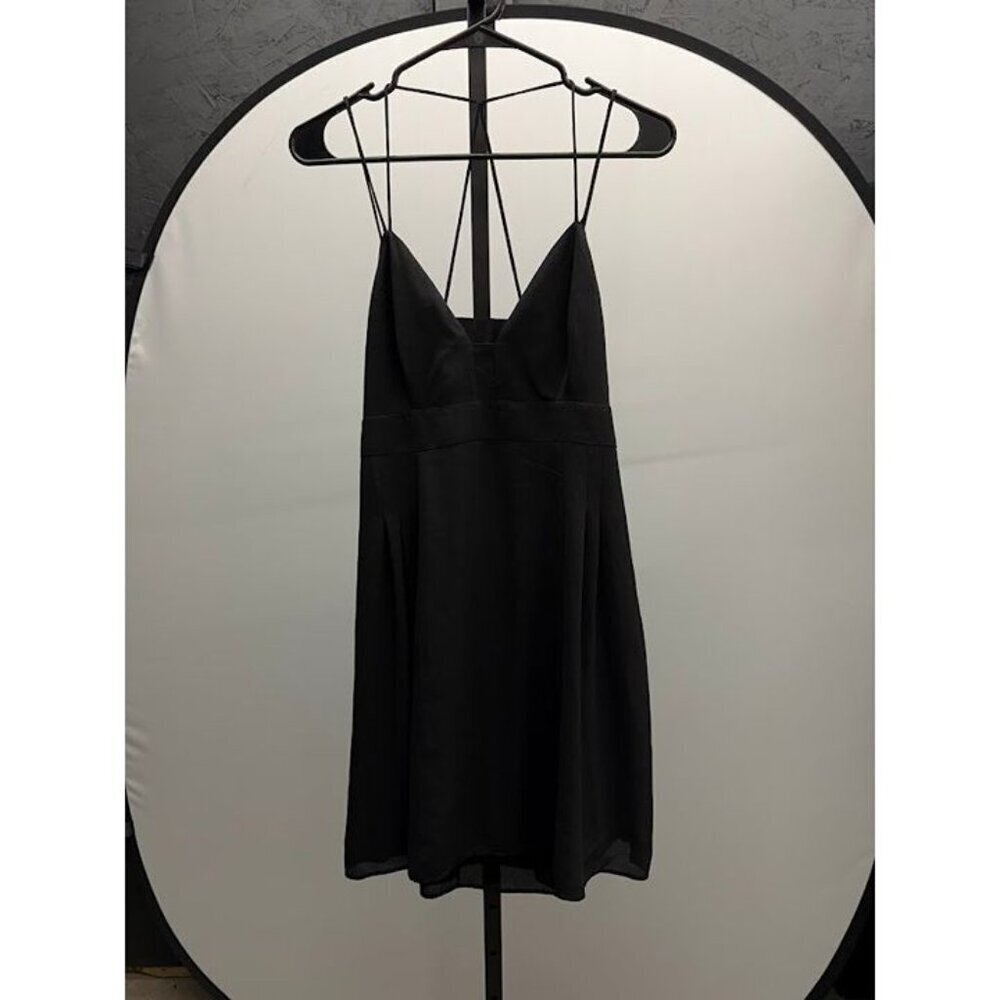 Express Black Strappy Mini Dress